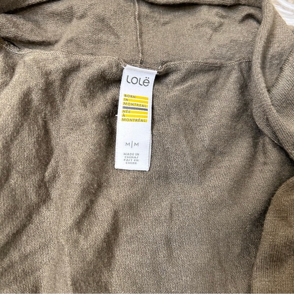 ◾️Lole Olive Side Split Cardigan With Pockets - Picture 3 of 9